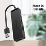 Vention CHVBB Hub USB 3.2 Gen 1 con 6 puertos y lector de tarjetas SD/MicroSD, Negro